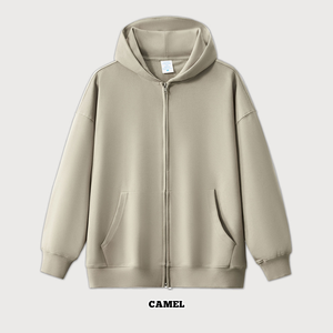 เสื้อฮู้ดดี้แบบสวมหัว มีกระเป๋าหน้า ปักโลโก้ 3 มิติ ตามแบบ OEM ผ้าฝ้าย 240GSM กันน้ำ เป็นมิตรกับสิ่งแวดล้อม ระบายอากาศ กันลม - Product Image 2