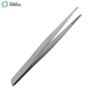 Fórceps de disección inglés rasgado manual de acero inoxidable con base de borde dentado de instrumentos quirúrgicos - Product Image 5