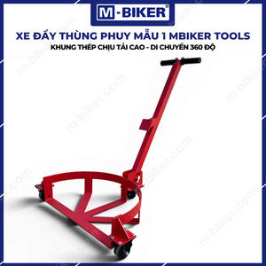 Chariot à tambours robuste à quatre roues MBiker pour fûts en plastique et en acier - Product Image 2