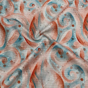 Tissus de polyester imprimés numériques personnalisés pour le textile à la maison pour les offres de rideaux et de housses de chaises en gros - Product Image 1