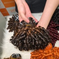 Proveedores de Cabello Remy Vietnamita Virgen para Pelucas de Cabello Castaño SDD, Ondulado Liso Sedoso, Doble Trama a Máquina