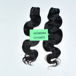 Paquetes de cutículas vírgenes sin procesar Paquetes de vendedores Máquina Bodywave Extensiones de cabello humano de templo indio crudo de trama Doble - Product Image 1
