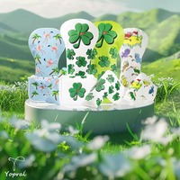 Juego de Fundas para Palos de Golf con Cierre Magnético, Material PU Resistente al Agua, Diseño Personalizado con Logotipo, Tamaño Personalizado, BIRD BLOOM