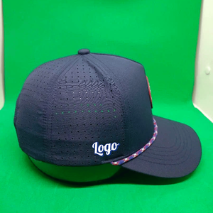 Fabricante de sombreros, gorras de béisbol de 5 paneles, parche de silicona personalizado, Logo, parches de PVC, deportes, ala curva, cuerda, sombreros de Golf impermeables - Product Image 2