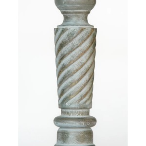 Porte-bougie en bois au design torsadé pour la décoration de la maison, présentoir de table, salon, chambre à coucher et accent d'intérieur, vente en gros en provenance d'Inde - Product Image 2