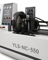 Machine de découpe de profilés en aluminium à double séparation YLS-NC-550, scie automatique servo 550 mm pour unité de fabrication de stores.