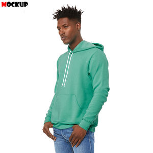 Sudadera con capucha de algodón 100% para hombre con estampado de oso de dibujos animados, ropa de invierno Digital con bolsillo de canguro - Product Image 2