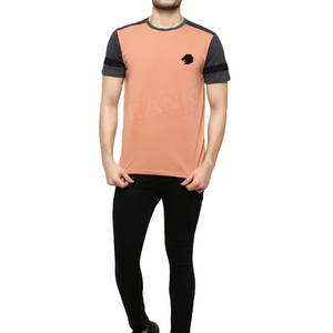 Camisetas de algodón 100% estampadas de corte holgado y larga duración para hombre, con costuras premium, ropa casual de fabricante. - Product Image 3