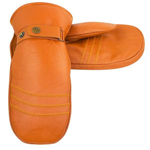 Pas cher prix personnalisé hiver chaud véritable peau de mouton fourrure cuir femmes à motifs mitaines gants - Product Image 6