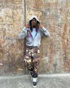 Personnalisé Heavyweight Fleece Surdimensionné DTG Impression Hoodies Hommes Fermeture Éclair Broderie 420 460 500 Gsm Zip Up Hoodie Fabricants - Product Image 4