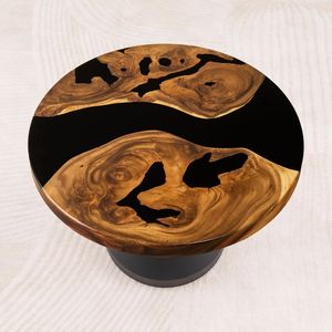 MARBALE BOIS COUSTER HOTEL HOUSEWARMING Sous-verres ronds en bois de marbre pour bureau à domicile ou HÔTEL pour tasses et porte-boissons - Product Image 6