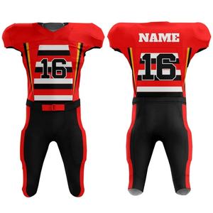 Latest Arrival Men's Sports Team Jersey High Quality Pants <b>Sets</b> Quick Dry American Football Uniform Stylish Durable Breathable - Product Image 2