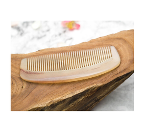 Indian Handicrafts Cow Ox Horn <b>Hair</b> <b>Comb</b> Customized Size Salon Horn <b>Hair</b> <b>Comb</b> for Women Girls <b>Hair</b> Wide Tooth - Product Image 1