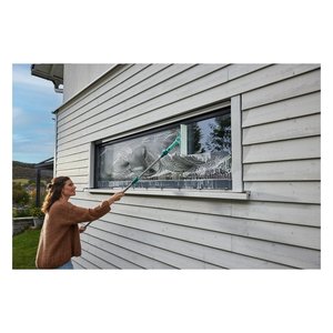 Nettoyeur de vitres 4-en-1 avec manche télescopique (190x32cm) Système CLICK 51120 en fibre de carbone et acier inoxydable pour le nettoyage domestique - Product Image 5