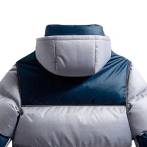 Doudounes grande taille brillant solide coton chaud surdimensionné décontracté hommes doudoune - Product Image 6
