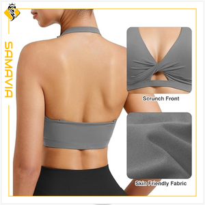 Sujetador deportivo de alto impacto SAMAVIA, calidad asegurada, transpirable, sin costuras, para gimnasio/Yoga, servicio XL OEM/ODM disponible - Product Image 4