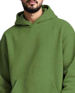 Conjunto Deportivo Personalizado para Hombre, Sudadera con Capucha y Pantalones de Felpa Verde Oliva, Estilo Casual de Invierno, Sudadera con Capucha y Pantalones Deportivos para Hombre - Product Image 4