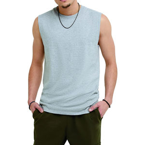Top vente en gros hommes élégants débardeurs à la mode sans manches hommes hauts pour Gym décontracté chemises d'entraînement pour hommes - Product Image 1