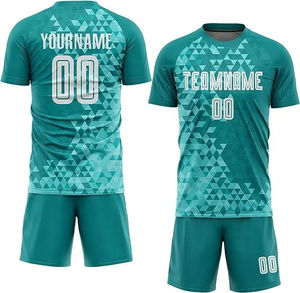 บริการ OEM สั่งทําพิเศษชุดฟุตบอลดีไซน์ใหม่ Sublimated ชุดเสื้อฟุตบอลขายดีขายร้อน - Product Image 1