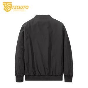 Blouson aviateur zippé léger et extensible de coupe décontractée pour homme - Product Image 2