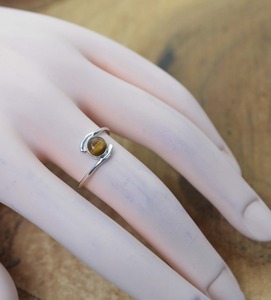 Classical Ring Jewelry For Women <b>Silver</b> Boho Style Jewelry 925 Sterling <b>Silver</b> Tiger Eye Gemstone Handmade Ring Gift For Wife - Product Image 3