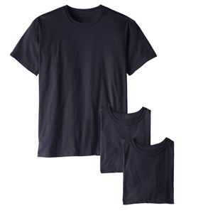 T-shirt homme personnalisé en coton/bambou tricoté, coupe classique – Anti-plis et respirant - Product Image 3