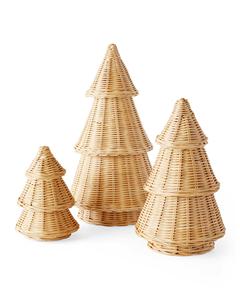 Fournisseur du Vietnam Artisanat Artisanal Rotin Arbre de Noël Décoration de vacances durable Pas cher en gros - Product Image 5