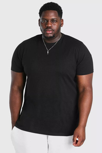 2025 venta al por mayor de alta calidad 100% algodón de talla grande camisetas de hombre - Product Image 2