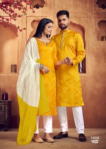 Readymade Couple kurta ensemble au prix de gros pour la vente en ligne - Product Image 2