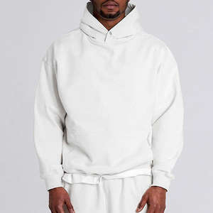 Custom Logo <b>Men</b> Hoodie Street Wear Fleece Cotton Oversized Drop Shoulder Vintage <b>Hoodies</b> <b>Sweatshirts</b> for <b>Men</b> with Custom logo - Product Image 3