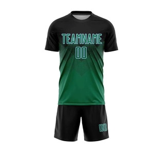2025 New Design Soccer Uniform <b>Set</b> Breathable Quick Dry 100% Polyester Wholesale Best Quality Soccer Jersey & Shorts for Sale - Product Image 3