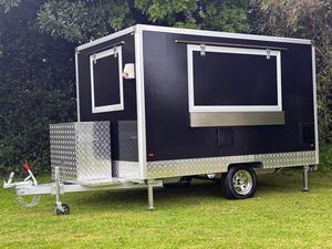 Remorques alimentaires mobiles en acier inoxydable entièrement équipées, camion de restauration très vendu, cuisine commerciale pour snacks et restauration rapide - Product Image 3