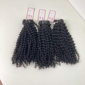 Calidad Premium 100% Cutícula de cabello Remy vietnamita alineado doble dibujado estilo de onda rizada profunda Natural - Product Image 5