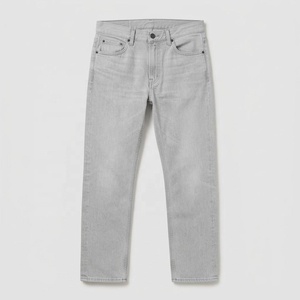 Jeans de mezclilla de pierna recta para hombre al por mayor, jeans de mezclilla con lavado ácido para compradores minoristas, suministro directo de fábrica - Product Image 4