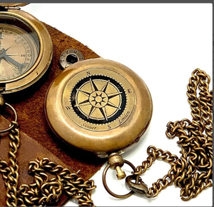 Premium QualityPersonalized <b>Compass</b>,Sundial <b>Compass</b>, Anniversary Gift, Husband Gifts, Couples Gift, Christmas Gifts - Product Image 2