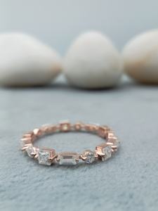 Custom Fancy Solitaire VVS Lab Grown Gold 14k 18k Engagement Wedding Party Diamond Ring GIA Certified Trendy Women's 925 Silver - Product Image 2