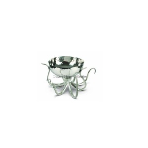 Decor Different Design Metal <b>Standing</b> Wine Bucket and Ice Cooler and Chiller Silver Color Aluminium Cast Handcrafted Supplies - Product Image 2