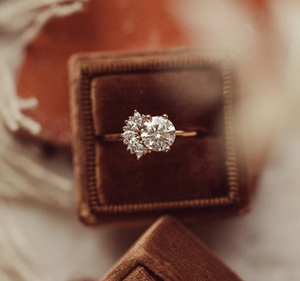 Anillo de aniversario de bodas de diamante de joyería fina de oro sólido de 14K con Marquesa cultivada en laboratorio de moissanita Original para fiestas de compromiso - Product Image 3