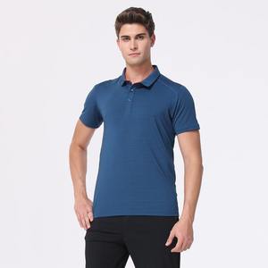 T-shirts polo décontractés à la mode pour hommes polos de fournisseur de vêtements de sport en coton respirant à manches courtes - Product Image 3