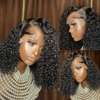 Perruques de Cheveux Humains Bouclés 13x4 Lace Front pour Femmes Noires – Perruque Frontale Bouclée HD 13x6 à Prix Usine avec Baby Hair