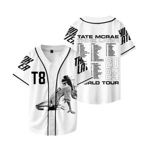 Camiseta personalizada de béisbol y softbol, camiseta de béisbol de alta calidad, uniforme de sublimación con botón completo para hombres, mujeres y jóvenes - Product Image 3