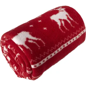 Coperta in pile corallo personalizzata Jane Christmas, gadget personalizzati - Product Image 1