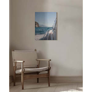 Impression sur toile de photographie de voyage de la côte d'Amalfi en Italie, style design côtier - Product Image 5