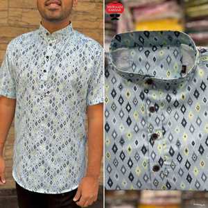 Elegancia vestidor hermosa ropa ocasional alta demanda algodón Kurta con trabajo impreso mejor precio fabricante de la India - Product Image 4
