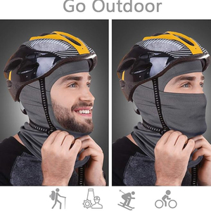 Cagoule polaire respirante à un trou avec logo personnalisé Accessoires d'hiver de haute qualité avec design personnalisé à vendre - Product Image 3