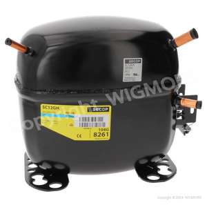 คอมเพรสเซอร์ Secop รุ่น SC12GH พร้อมอุปกรณ์สตาร์ท HST 104G8261 ใช้สารทำความเย็น R134a, R513a (เดิมชื่อ Danfoss Compressors) - Product Image 1