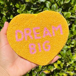 Monedero con cremallera bordado con cuentas de semillas, diseño artístico, pequeño, multiusos, para mujer, uso diario, para el día del partido - Product Image 4