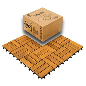 Carrelage en bois massif antidérapant pour décoration extérieure de la maison, carrelage de sol pour balcon/entrée, GWV-122022 - Product Image 1