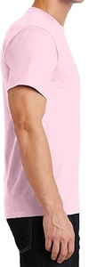 T-shirt 100% coton de haute qualité T-shirt à col rond en coton pour hommes sur la taille - Product Image 6