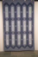 Tapis épais à poils longs en laine de Nouvelle-Zélande de qualité supérieure, en latex, fait à la main, anti-déchirure, anti-taches, bleu, moderne, pour salon, chambre à coucher